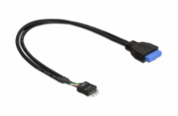 DeLock adaptér USB 3.0 19-pin samice na USB 2.0 8-pin samec