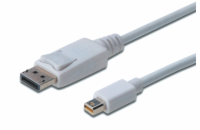 Digitus DisplayPort připojovací kabel, mini DP/M - DP/M 2.0m