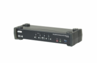 ATEN 4-Port USB3.0 4K DisplayPort KVMP Switch with Built-in MST Hub