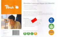 PEACH Olejový papír pro údržbu skartovaček Shredder Service Kit PS100-00 (PS100-00)