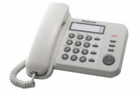 Panasonic KX-TS520,  jednolinkový telefon, KX-TS520FXW bílý 