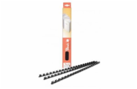 PEACH vazací hřbet Binding Combs 21 Rg A4 6mm, černý, plast, 100ks