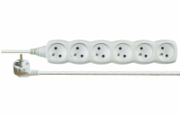 EMOS Prodlužovací kabel 6 zásuvek 2m, bílý