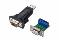 Digitus převodník USB 2.0 na sériový port, RS485,  DSUB 9M  + Pinout adaptér