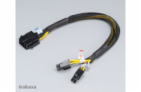 AKASA kabel  prodloužení k 8pin ATX PSU, 30cm