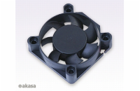 AKASA ventilátor 4cm Black Fan, 40x40x10mm, Sleeve bearing, 24.87 dBA, 3 pin