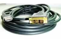 Kabel HDMI-DVI 1,8m,M/M stín.,zlacené kontakty 1.3