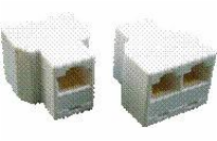 DATACOM Dvojspojka 3x RJ45 8p8c Cat5E (3 x Female)