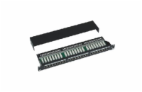 Datacom 3101 DATACOM Patch panel 19" STP 24 port CAT5E LSA 1U BK (3x8p) / VL