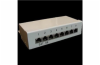 Patch panel Box 8-port Cat5E STP na zed´