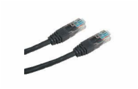 DATACOM Patch kabel UTP CAT5E 0,25m černý