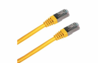 Patch cord FTP cat5e 0,5M žlutý