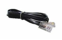GEMBIRD TC1000S-100M-B flat telephone cable stranded wire 100m black