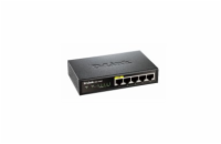 D-Link DES-1005P B1 5-Port 10/100 PoE Desktop Switch, 4x PoE+, 60W pro PoE