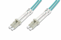 DIGITUS Fiber Optic Patch Cord LC to LC Multimode OM4 - 3m Duplex color RAL4003 Length 3m