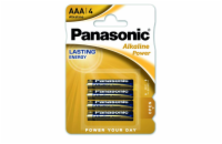 Baterie Panasonic Power alk., AAA/R03 Blistr(4) Bronze