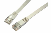 SOLARIX patch kabel plochý CAT5E UTP LSOH 0,5m šedý