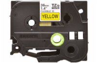 BROTHER TZEFX661 - kazeta TZ šírky 36mm, flexibilní lamino páskou TZE-FX661, žlutá/černé písmo