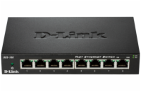 D-Link DES-108/E 8-port 10/100 Metal Housing Unmanaged Desktop Switch