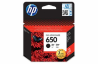 HP CZ101A - originální HP CZ101AE Ink Cart No.650 pro DJ2515,2645, 6,5ml, Black