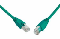 SOLARIX patch kabel CAT5E SFTP PVC 10m zelený snag-proof