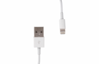 Whitenergy Kabel USB 2.0 pro iPhone 5 přenos dat/nabíjení 30cm bílý