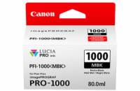 Canon CARTRIDGE PFI-1000MBK matná černá pro ImagePROGRAF PRO-1000 (1 600 str.)