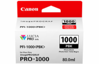 Canon CARTRIDGE PFI-1000PBK photo černá pro ImagePROGRAF PRO-1000 (256 str.)