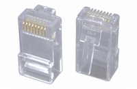 Konektor RJ45 CAT6 UTP 8p8c pro drát,100ks