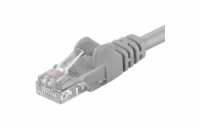 PremiumCord Patch kabel UTP RJ45-RJ45 CAT6 1,5m šedá