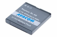 Baterie AVACOM GSNO-BL6Q-S970 do mobilu Nokia 6700 Classic Li-Ion 970mAh (náhrada BL-6Q)