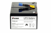 FIAMM FWU-6 12417 FUKAWA olověná baterie FWU6 do UPS APC/ náhradní baterie za RBC6/ 24V/ 12Ah/ životnost 5 let