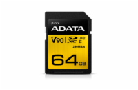 ADATA SDXC 64GB UHS-I U1 ASDX64GUII3CL10-C /290MBps/UHS-II U3 / Class 10