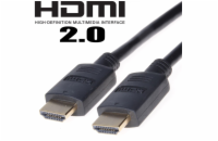 PREMIUMCORD Kabel HDMI 2.0 High Speed + Ethernet, zlacené konektory, 1,5m