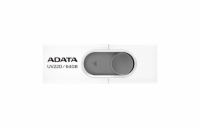 ADATA UV220/64GB/USB 2.0/USB-A/Bílá