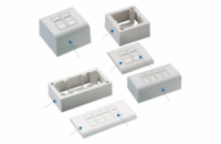 Modul.dat.zásuvka UTP CAT5E 1xRJ45 na i pod omítku