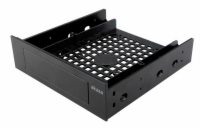 AKASA montážní kit  pro 3,5" HDD do 5,25" pozice, 1x 3,5" nebo 2,5" HDD/SSD, plastový, černý
