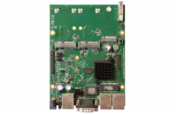 MikroTik RouterBOARD RBM33G, dual-core 880MHz, 256MB DDR3, 3x GLAN, 2x mini-PCIe, 2xSIM slot, 1xM.2, USB, RS232, vč. L4