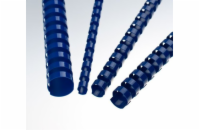 EUROSUPPLIES plastové hřbety/ formát A4/ 32mm/ modré/ 50 pack