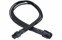 AKASA prodlužovací kabel pro VGA FLEXA V6 6pin (M) na 6pin (F) / AK-CBPW07-40BK / černý / 40cm