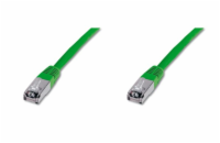 Digitus Patch Cable, S-FTP, CAT 6, AWG 27/7, LSOH, Měď, zelený 10m