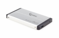 GEMBIRD externí box pro 2.5" zařízení, USB 3.0, SATA, stříbrný