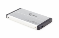 GEMBIRD EE2-U3S-2-S HDD/SSD enclosure for 2.5 SATA - USB 3.0 Aluminium Silver