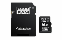 GOODRAM (Wilk Elektronik) Micro SDHC karta 16GB Class 4 + adaptér