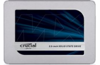Crucial MX500 500GB, 2,5", SATAIII, SSD, CT500MX500SSD1, 3D TLC 7mm (čtení/zápis: 560/510MB/s; 95/90K IOPS) + 9.5mm adaptér
