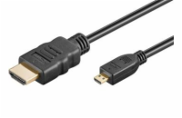 PremiumCord 4K kabel HDMI A - HDMI micro D, 1m