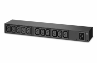 APC AP6020A APC Rack PDU, Basic, 0U/1U, 100-240V/20A, 220-240V/16A, (13) C13, IEC-320 C20