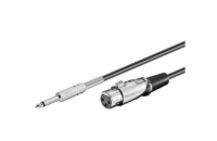 PremiumCord Kabel Jack 6.3mm-XLR M/F 6m