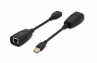 DIGITUS USB Extender, USB 1.1, prez Cat 5, 5e nebo Cat 6 UTP kabel, až 45 m / 150 ft