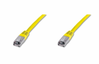 Digitus Patch Cable,S-FTP, CAT 6, AWG 27/7, LSOH, Měď, žlutý 5m